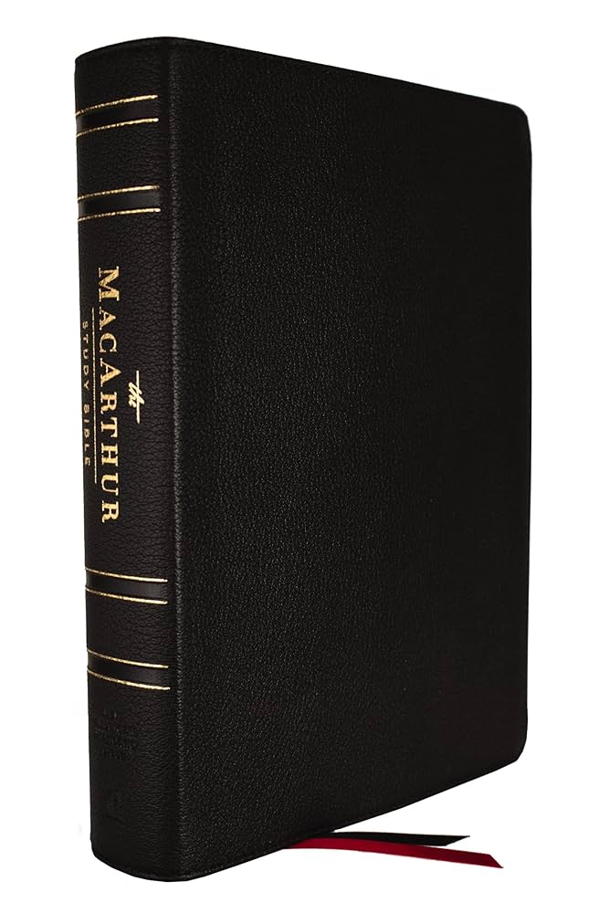 人文 NASB, MacArthur Study Bible, 2nd Edition NASB, MacArthur Study Bible, 2nd Edition, Leathersoft, Black